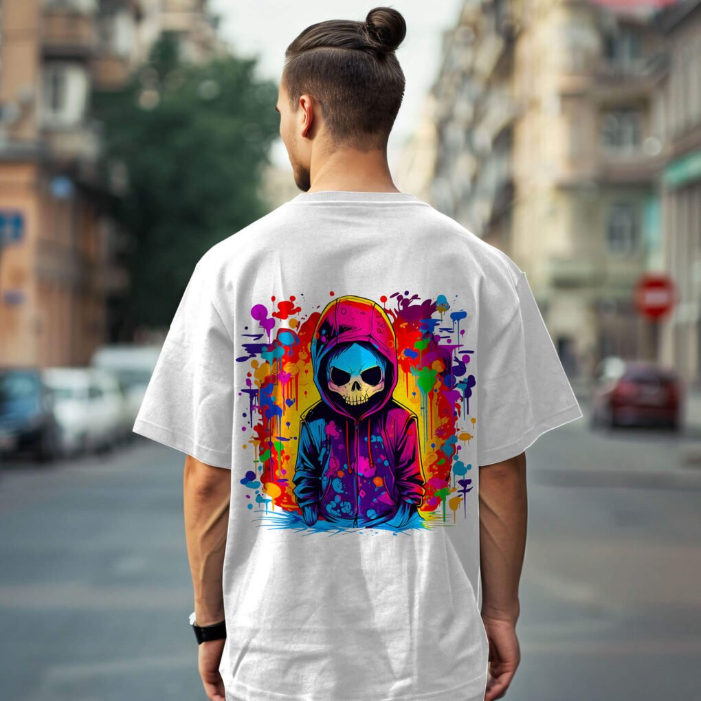 Skull Boy Oversized T-Shirt - Image 2