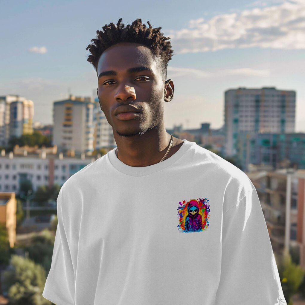 Skull Boy Oversized T-Shirt - Image 4
