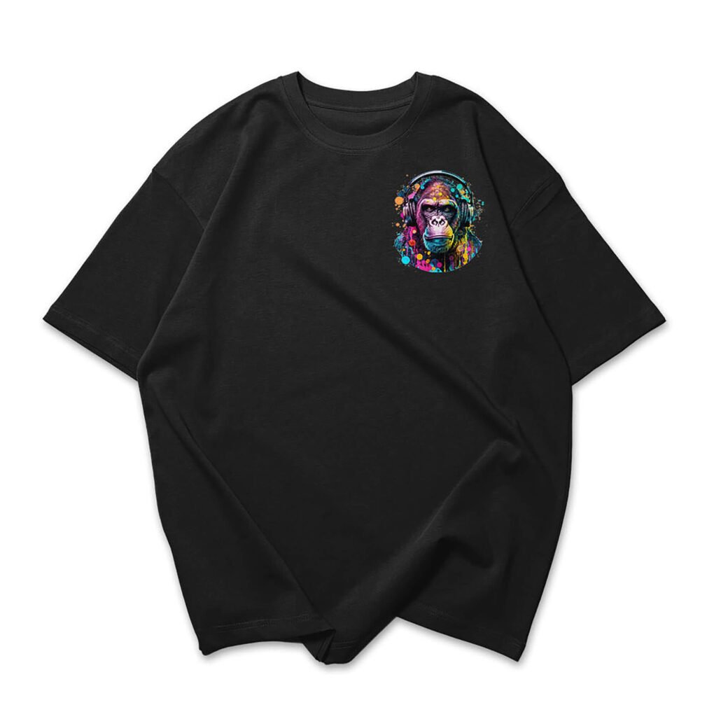 The Playful Gorilla Oversized T-Shirt - Image 6
