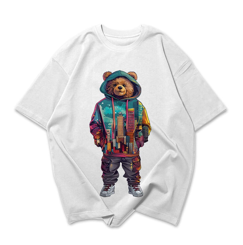 Cool Teddy Oversized T-Shirt - Image 3