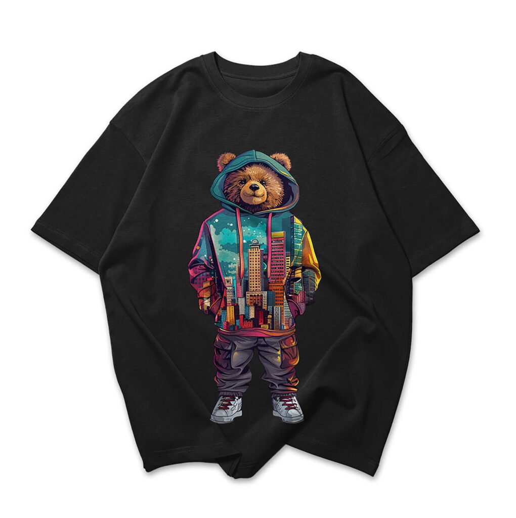 Cool Teddy Oversized T-Shirt - Image 4