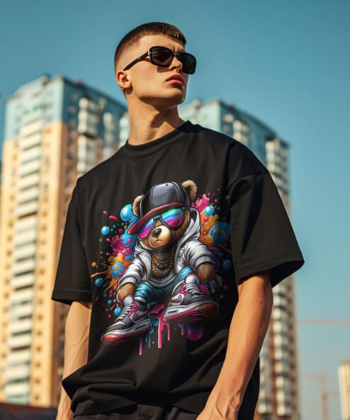 Naughty Teddy Oversized T-Shirt